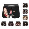 MESHELEY Custom Underwear Personalized for Men Boyfriend Husband Boxer Briefs with Photo Face Valentines Day Gifts for Him view 1