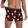 MESHELEY Custom Underwear Personalized for Men Boyfriend Husband Boxer Briefs with Photo Face Valentines Day Gifts for Him X-Large view 2