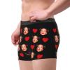 MESHELEY Custom Underwear Personalized for Men Boyfriend Husband Boxer Briefs with Photo Face Valentines Day Gifts for Him X-Large view 3