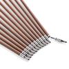 ZSHJGJR 31" Archery Carbon Arrows Spine 340 400 500 600 Hunting Arrows with Removable Tips Natural Feather Targeting Arrows for Compound & Recurve & Traditional Bow 6/12pcs (6, Purple, Spine 500) view 3