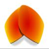 Littlebird4 Premium 1.5mm Polarized Replacement Lenses for Oakley Gibston OO9449 Sunglasses - MultiOptions (Fire Red Mirrored)