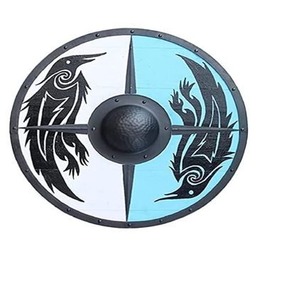 ARTIZANSTORE Medieval Viking Knights Battle Ready Round Shield, Viking Round Shield, Cosplay