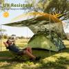 GEERTOP 17  10 ft Large Camping Tent Tarp Outdoor Waterproof Flame Retardant Hammock Rain Fly Backpacking Tent Tarp Shelter for Hiking Travel Picnic(Not Includes Poles) view 3