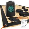 SandVoll Beach Volleyball Lines for Sand - Portable 2 inch Boundary Lines Set for Outdoor + Sand Anchors and Net Bag. Official Court Size Dimensions (26.3' x 52.6') view 1