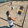 SandVoll Beach Volleyball Lines for Sand - Portable 2 inch Boundary Lines Set for Outdoor + Sand Anchors and Net Bag. Official Court Size Dimensions (26.3' x 52.6') view 3