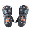 Kids Ski Mittens for Boys Girls Waterproof Snow Ski Mittens Long Cuff Winter Gloves for Toddlers 3-12 Years (Gray, 3-5 Years) view 2