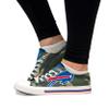 FOCO Buffalo Bills NFL Womens Camo Low Top Canvas Shoes - 6 view 3