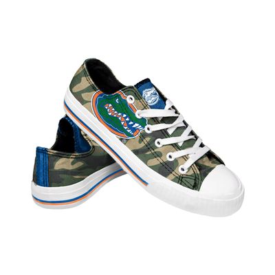 FOCO Florida Gators NCAA Womens Camo Low Top Canvas Shoes - 10