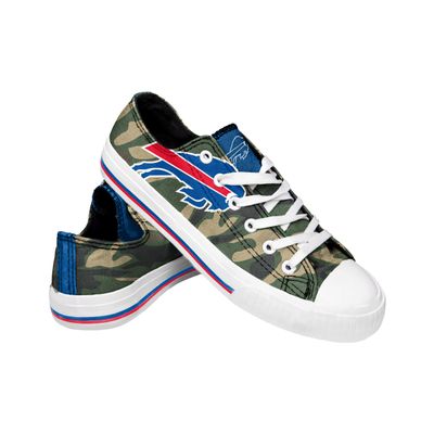 FOCO Buffalo Bills NFL Womens Camo Low Top Canvas Shoes - 9