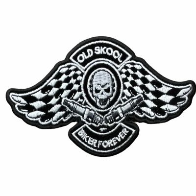 Old Skool Skull Spark Plug Biker Forever 4.5 inch IV6855 F6D30J