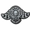 Old Skool Skull Spark Plug Biker Forever 4.5 inch IV6855 F6D30J view 1