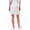 Riley & Rae Womens Ruffled Pull On Mini Skirt White S view 2