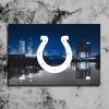 Indianapolis City Colts Football Poster American Football Sports Canvas Printed Wall Decoration Art Living Room Artwork Poster Bedroom Living Room Decoration Painting (Framed,24x36inch) view 3