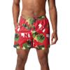 FOCO Nebraska Cornhuskers NCAA Mens Floral Swimming Trunks - S view 2