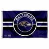 Baltimore Ravens Patch Button Circle Logo Flag Large 3x5 Banner view 1