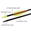 Practice Fiberglass Arrows Archery 24 Inch Target Shooting Safetyglass Recurve Bows Suitable for Youth Children Woman Beginner 12PCS Pack view 2