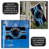 Carolina Panthers Patch Button Circle Logo Flag Large 3x5 Banner view 3