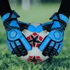 K-LO Goalkeeper Gloves: Savage Rise Soccer Goalie Gloves - Blue Size 5 (Unisex, Youth, Kids & Adult) - Fingersaves for Protection | Strong Grip Palm view 3
