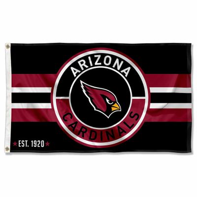 Arizona Cardinals Patch Button Circle Logo Flag Large 3x5 Banner