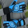 K-LO Goalkeeper Gloves: Savage Rise Soccer Goalie Gloves - Blue Size 4 (Unisex, Youth, Kids & Adult) - Fingersaves for Protection | Strong Grip Palm view 2