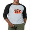 FOCO Cincinnati Bengals NFL Mens Gray Big Logo Raglan - M view 1
