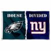 Eagles and Giants House Divided Flag Rivalry Banner view 1