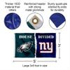 Eagles and Giants House Divided Flag Rivalry Banner view 2