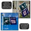 Eagles and Giants House Divided Flag Rivalry Banner view 3