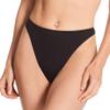 Only Hearts Organic Cotton High-Cut Thong Black MD view 1