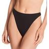 Only Hearts Organic Cotton High-Cut Thong Black MD view 2