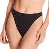 Only Hearts Organic Cotton High-Cut Thong Black MD view 3