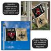 Buccaneers and Saints House Divided Flag Rivalry Banner view 3