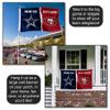 Cowboys and 49ers House Divided Flag Rivalry Banner view 4
