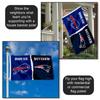 Buffalo Bills and New England Patriots House Divided Flag Rivalry Banner view 3