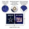 Dallas and New York Giants House Divided Flag Rivalry Banner view 2
