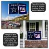 Dallas and New York Giants House Divided Flag Rivalry Banner view 4