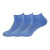 BambooMN Women's X-Large Fuzzy Soft Aloe Infused Nylon Spa Socks, Solid Navy, 3 Pairs view 1