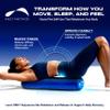 MELT Method 36 Inch Soft Foam Roller for Physical Therapy and Exercise Recovery - FasciaTherapy Technology - Low Density Exercise Foam Roller for Full Body Gentle Compression - Blue view 3