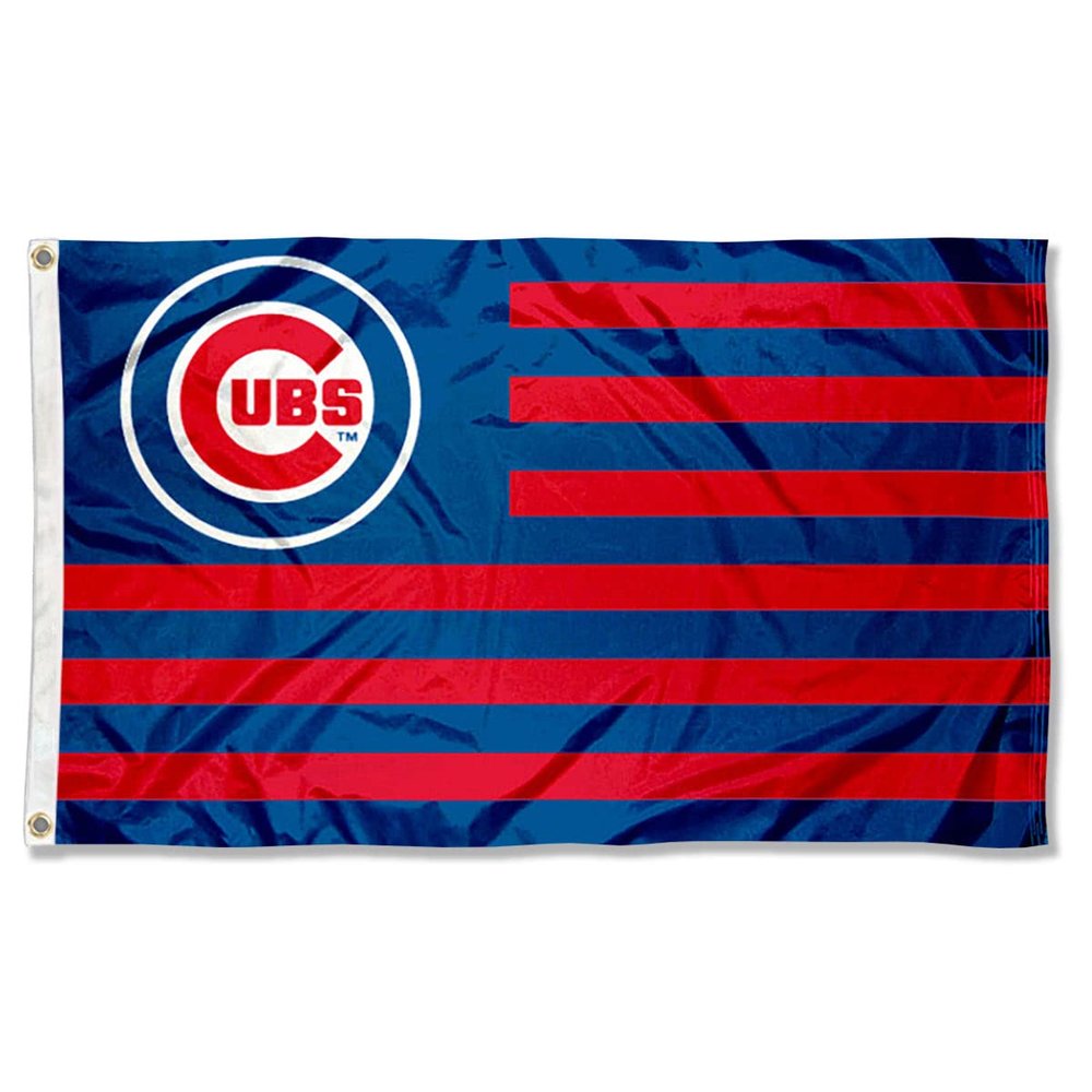 Chicago Baseball Stars and Stripes American Nation 3x5 Flag