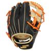 SSK Z5 Craftsman Infield Baseball Glove  11.25 - 11.5 - 11.75 - 12  Right & Left Hand Throw (Black/Camel/Orange, 11.5" - Right Hand Throw) view 2