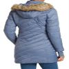 Spyder Women's Boundless Faux Fur Long Puffer Coat, Dark Cloud Large view 3
