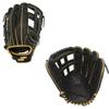 SSK ZSLOW Slowpitch Softball Glove  12.5 - 13 - 13.5 - 14  Right & Hand Left Hand Throw (Black/Gold, 13.5" - Right Hand Throw) view 1
