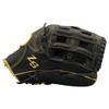 SSK ZSLOW Slowpitch Softball Glove  12.5 - 13 - 13.5 - 14  Right & Hand Left Hand Throw (Black/Gold, 12.5" - Left Hand Throw) view 4