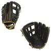 SSK ZSLOW Slowpitch Softball Glove  12.5 - 13 - 13.5 - 14  Right & Hand Left Hand Throw (Black/Gold, 14" - Right Hand Throw) view 1