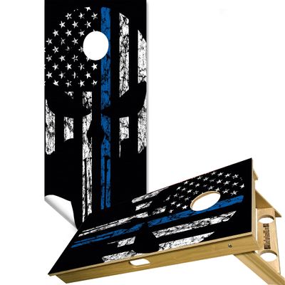 Beerpongtoss American Cornhole Board Wraps , 10+ Designs Cornhole Decals and Wraps for Boards (Set of 2), Cornhole Skins for Boards