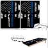 Beerpongtoss American Cornhole Board Wraps , 10+ Designs Cornhole Decals and Wraps for Boards (Set of 2), Cornhole Skins for Boards view 3