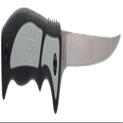 Old Timer Trail Boss Fillet Knife 5.25in with Stainless Steel Fixed Blade, Full Tang Construction, Ergonomic Handle, TPE Non-Slip Grip, and Custom Molded Sheath for Fishing, Filleting, and Outdoors