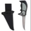 Old Timer Trail Boss Fillet Knife 5.25in with Stainless Steel Fixed Blade, Full Tang Construction, Ergonomic Handle, TPE Non-Slip Grip, and Custom Molded Sheath for Fishing, Filleting, and Outdoors view 2