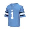 Little King NCAA Infant-Touchdown Pass-Team Football Jersey-North Carolina-Carolina Blue #1-6 Months view 3