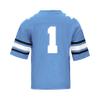 Little King NCAA Infant-Touchdown Pass-Team Football Jersey-North Carolina-Carolina Blue #1-6 Months view 4